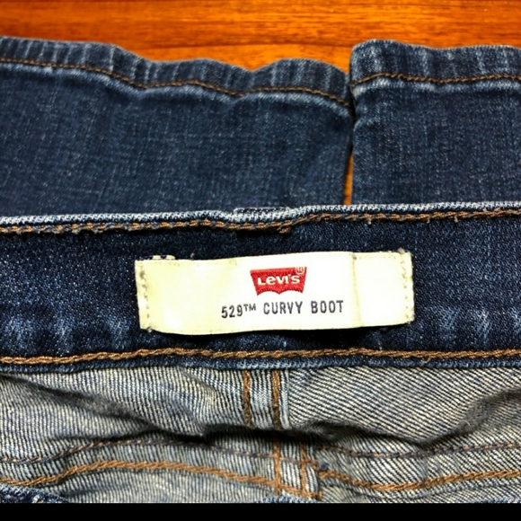Levi's 529 curvy boot jeans size 6 M - Picture 3 of 8